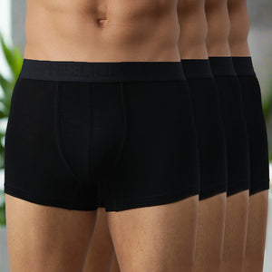 Bamboo Underwear Trunk For Men - Pack of 4