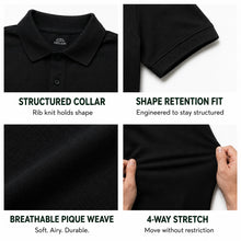 Load image into Gallery viewer, Heelium Bamboo Polo T-shirt for Men