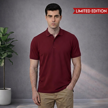 Load image into Gallery viewer, Heelium Bamboo Polo T-shirt for Men