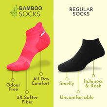 Load image into Gallery viewer, Bamboo Women Ankle Socks - 3 Pairs