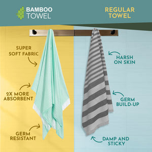 Heelium Bamboo Turkish Bath Towel - Set of 3