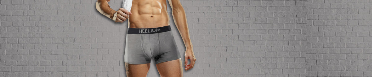 Heelium regular bamboo trunks in grey