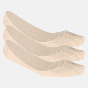 Bamboo No Show Socks for Women (Solid) - Pack of 3