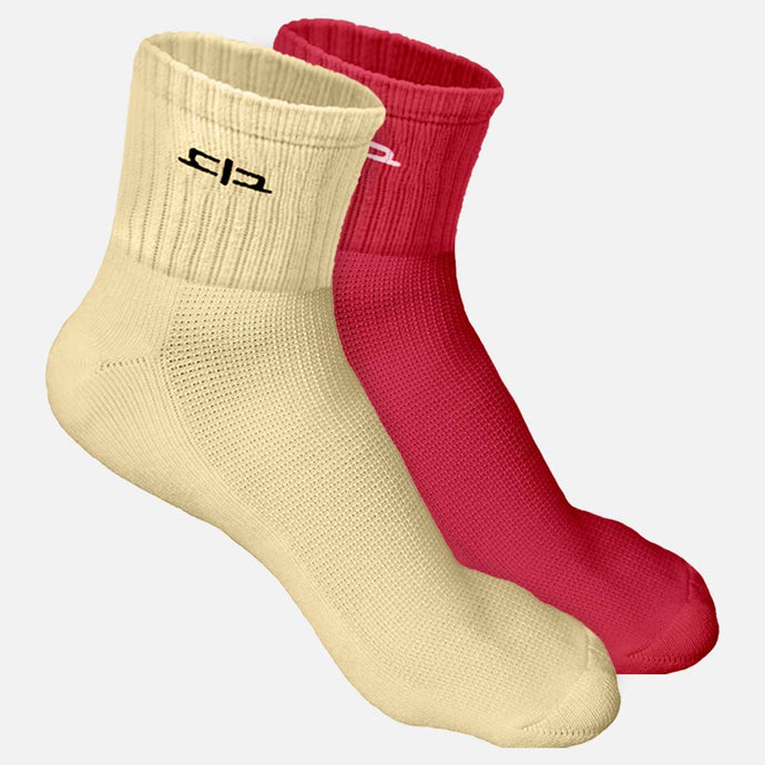 Bamboo Quarter Length Socks for Women - 2 Pairs