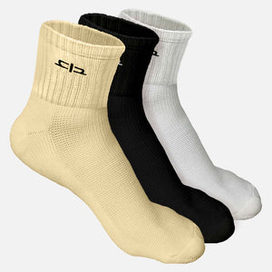 Bamboo Quarter Length Socks for Women - 3 Pairs