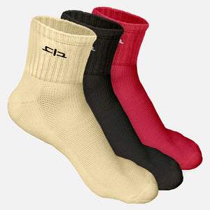 Bamboo Quarter Length Socks for Women - 3 Pairs