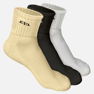 Bamboo Quarter Length Socks for Women - 3 Pairs