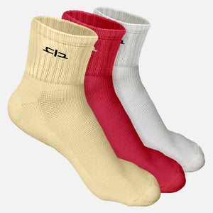 Bamboo Quarter Length Socks for Women - 3 Pairs