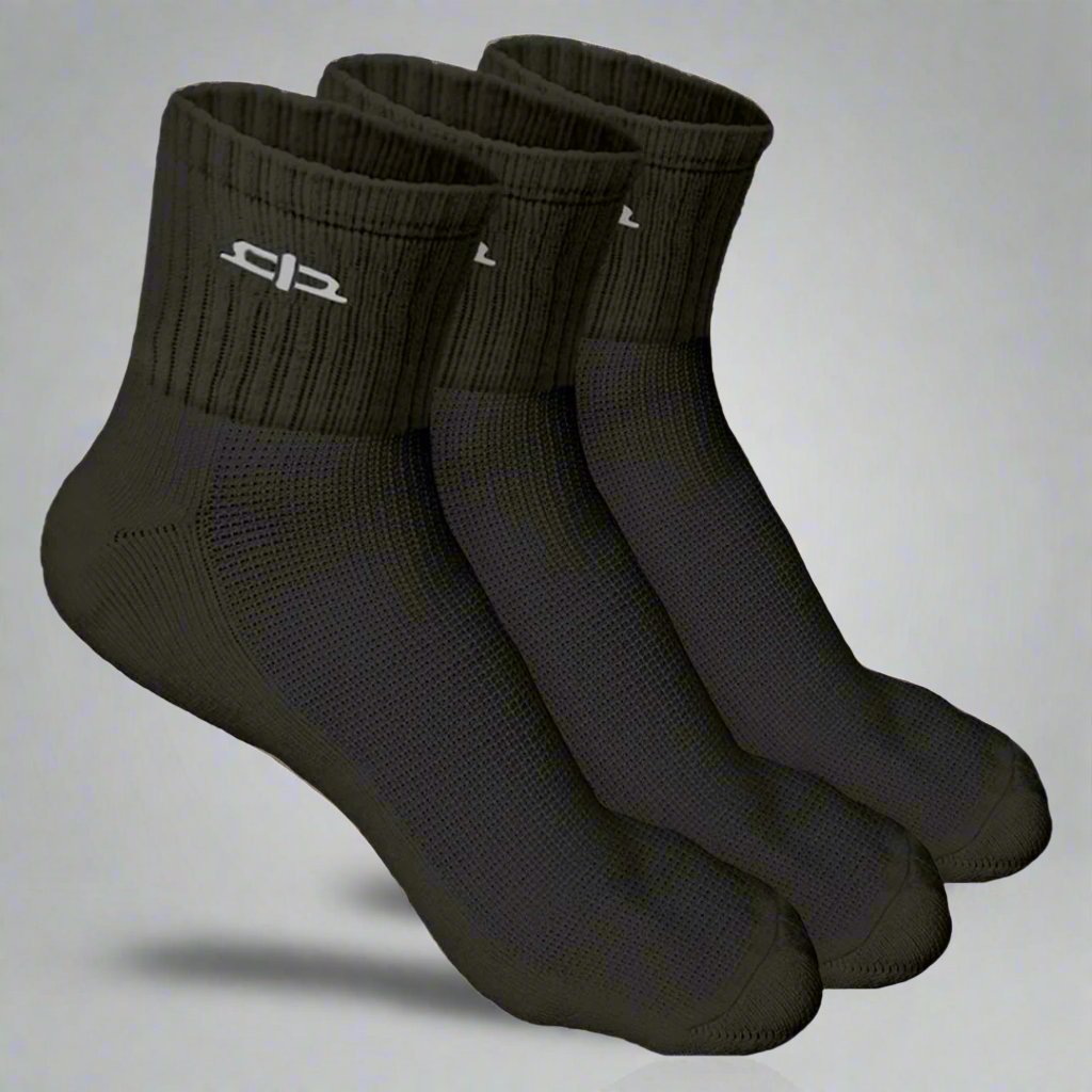 Heelium Bamboo Quarter Socks for Women - 3 Pairs