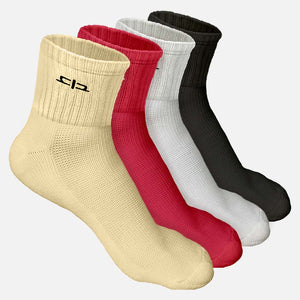 Bamboo Quarter Length Socks for Women - 4 Pairs