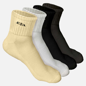 Bamboo Quarter Length Socks for Women - 4 Pairs