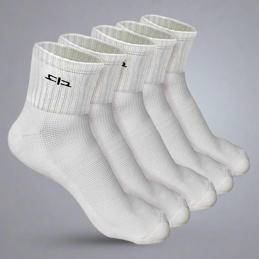 Heelium Bamboo Quarter Socks for Women - 5 Pairs