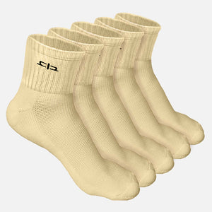 Bamboo Quarter Length Socks for Women - 5 Pairs