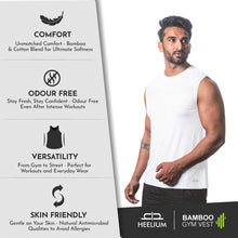 Load image into Gallery viewer, Bamboo Gym Vest for Men - Pack of 4