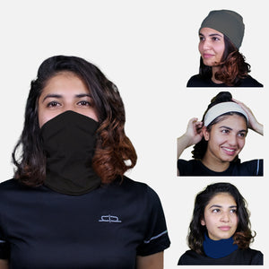 Heelium Bamboo Bandana For Women- Set of 4