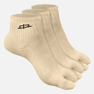 Bamboo Toe Ankle Socks for Women - 3 Pairs