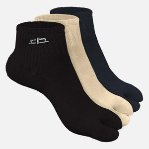 Bamboo Toe Ankle Socks for Women - 3 Pairs