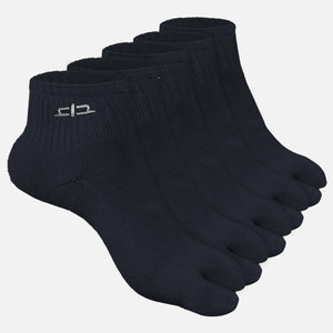 Bamboo Toe Ankle Socks for Women - 5 Pairs