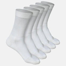 Load image into Gallery viewer, Bamboo Men Crew Socks (Soft Elastane) - 5 Pairs
