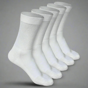 Heelium Bamboo Men Crew Socks (Soft Elastane) - 5 Pairs