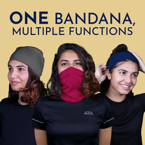 Bamboo Bandana For Women- Set of 4