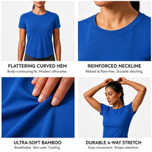 Load image into Gallery viewer, Heelium Bamboo Women's Tshirt | Ultra-Soft &amp; Anti-odour | Round Neck and Regular Fit | 3X Softer Than Cotton T-Shirt for Women