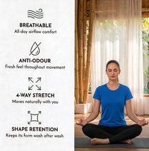 Load image into Gallery viewer, Heelium Bamboo Women's Tshirt | Ultra-Soft &amp; Anti-odour | Round Neck and Regular Fit | 3X Softer Than Cotton T-Shirt for Women