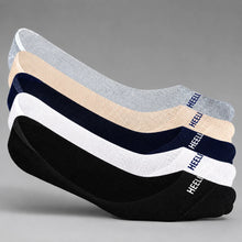 Load image into Gallery viewer, Heelium Bamboo No Show Socks for Women (Solid) - Pack of 5