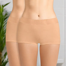 Load image into Gallery viewer, Heelium Bamboo Underwear Boyshorts  for Women - Pack of 2
