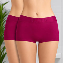 Load image into Gallery viewer, Heelium Bamboo Underwear Boyshorts  for Women - Pack of 2