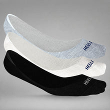 Load image into Gallery viewer, Heelium Bamboo No Show Socks for Women (Solid) - Pack of 3