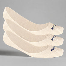 Load image into Gallery viewer, Heelium Bamboo No Show Socks for Women (Solid) - Pack of 3