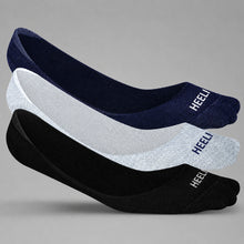 Load image into Gallery viewer, Heelium Bamboo No Show Socks for Women (Solid) - Pack of 3