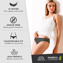 Load image into Gallery viewer, Bamboo Underwear Brief for Women - Pack of 4