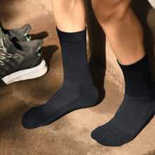 Load image into Gallery viewer, Bamboo Men Crew Socks (Soft Elastane) - 3 Pairs