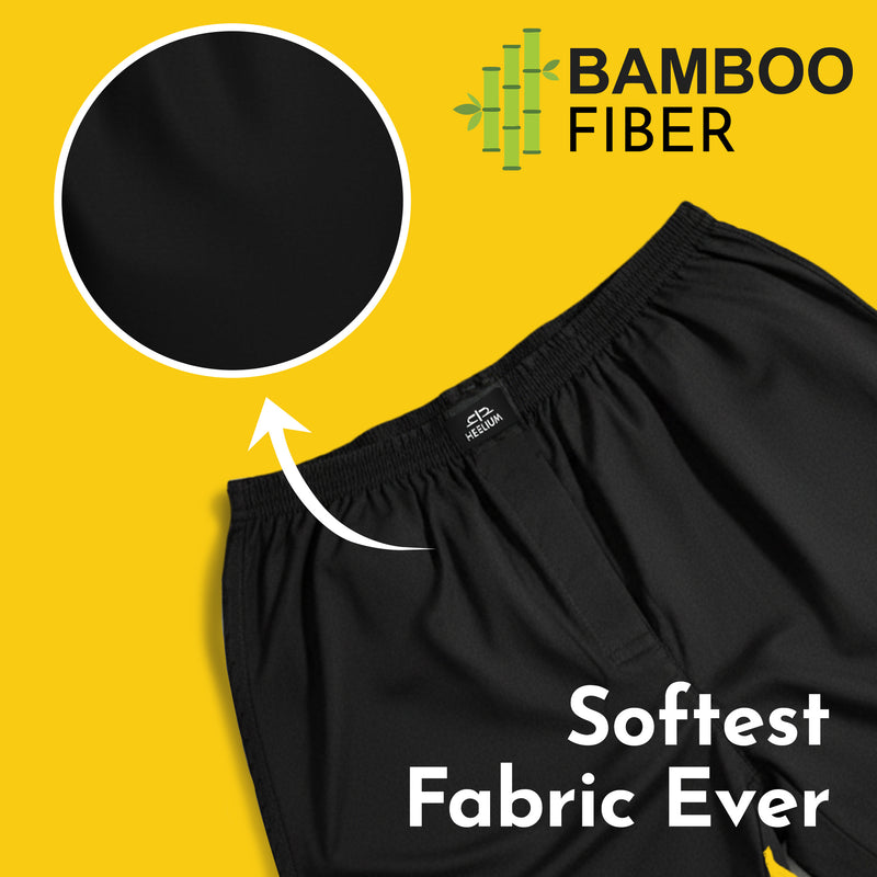 Close view of Heelium bamboo boxer fabric