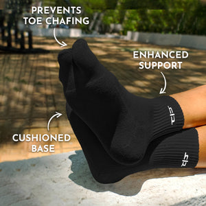 Bamboo Toe Calf Socks for Women - 3 Pairs