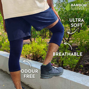 Bamboo Compression Knee Cap - Pack of 3