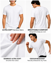 Load image into Gallery viewer, Heelium Bamboo Round Neck T-shirt for Men