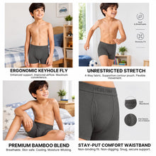 Load image into Gallery viewer, Heelium Bamboo Underwear Trunk For Boys - Pack of 2