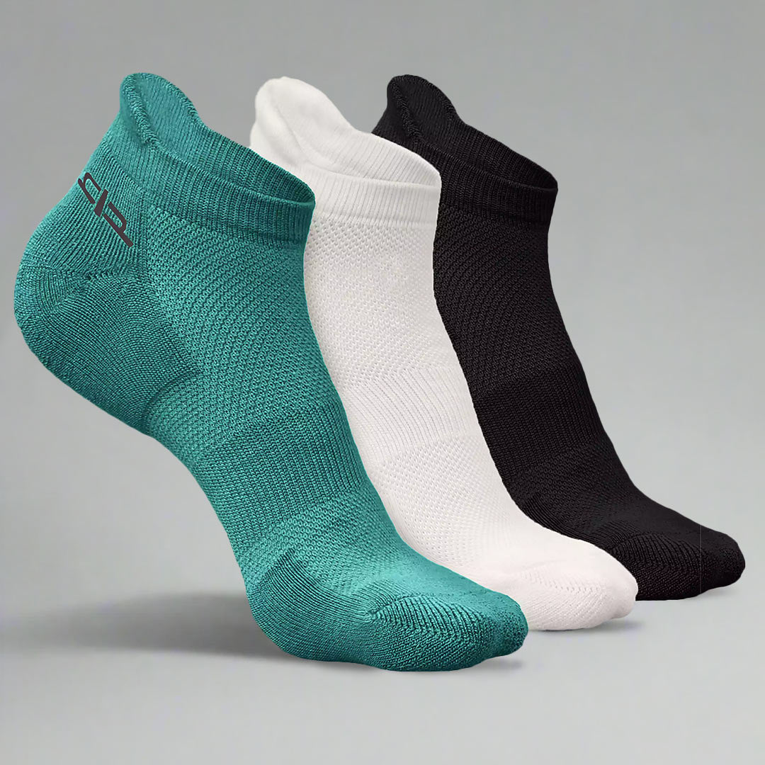Heelium Bamboo Men Ankle Socks - 3 Pairs