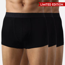 Load image into Gallery viewer, Bamboo Underwear Trunk For Men - Pack of 3