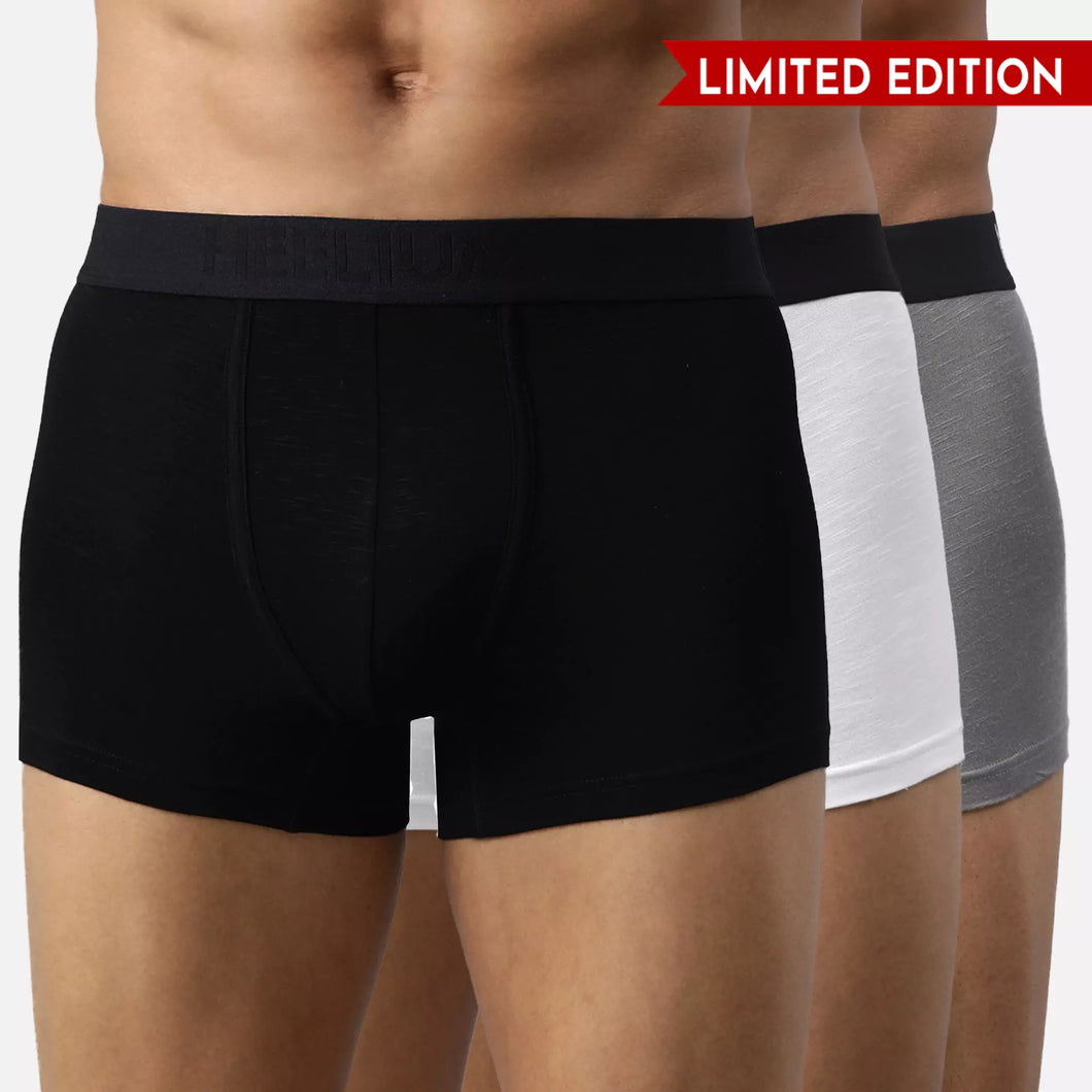 Bamboo Underwear Trunk For Men - Pack of 3