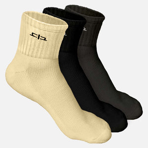 Bamboo Quarter Length Socks for Women - 3 Pairs