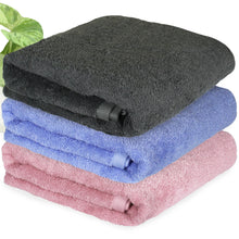 Load image into Gallery viewer, Bamboo Bath Towel 400GSM - Set of 3