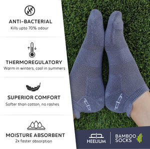 Bamboo Women Gift Set 1 - Ankle Socks, Hand Towel & Bandana