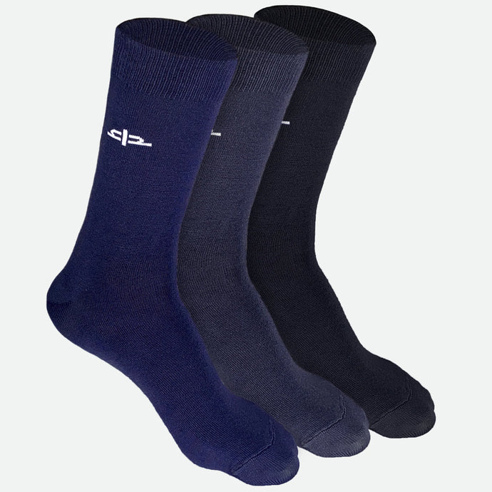 Bamboo Men Crew Socks (Thin & Light) - 3 Pairs