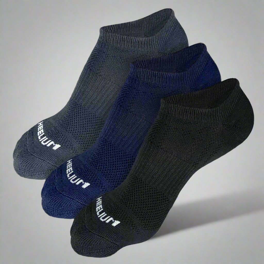 Heelium Bamboo Zero Socks for Men - 3 Pairs