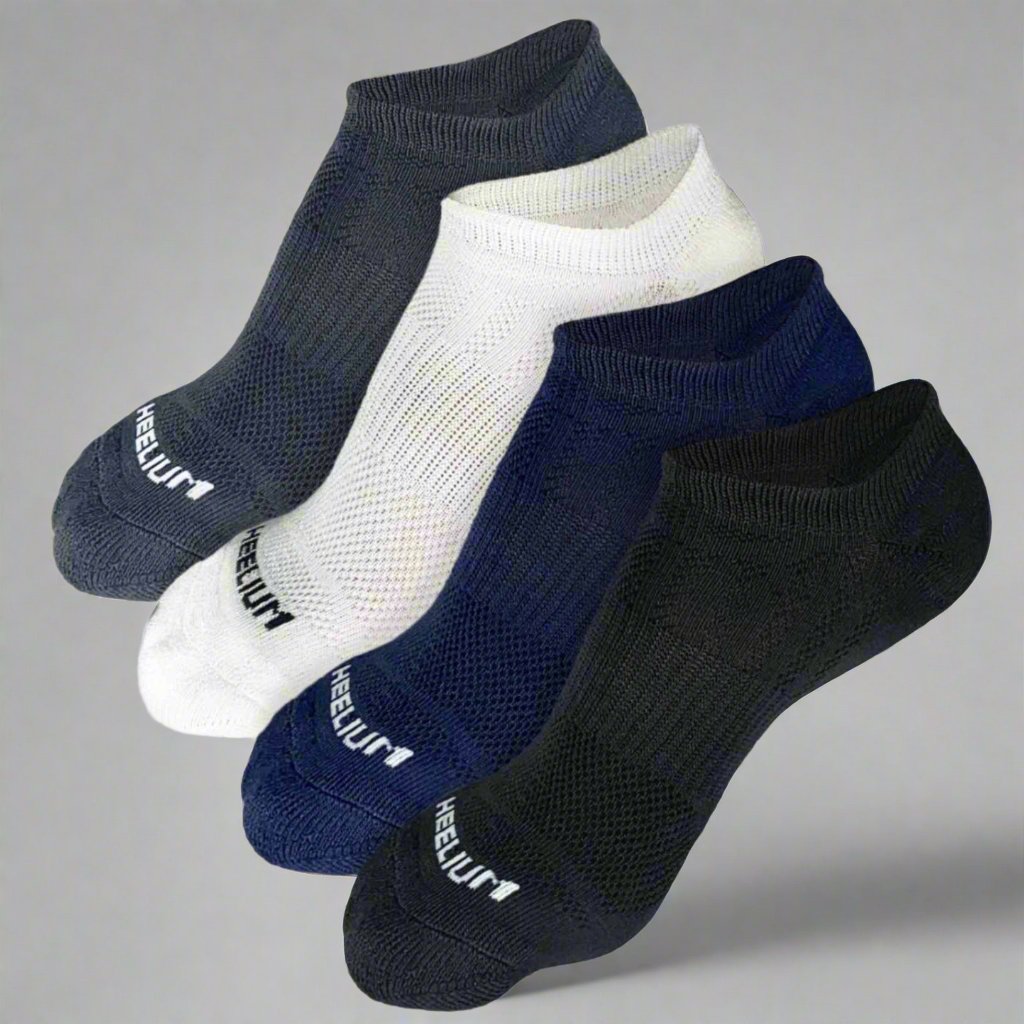 Heelium Bamboo Zero Socks for Men - 4 Pairs