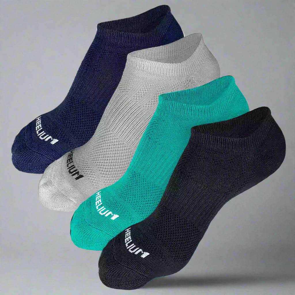 Heelium Bamboo Zero Socks for Men - 4 Pairs